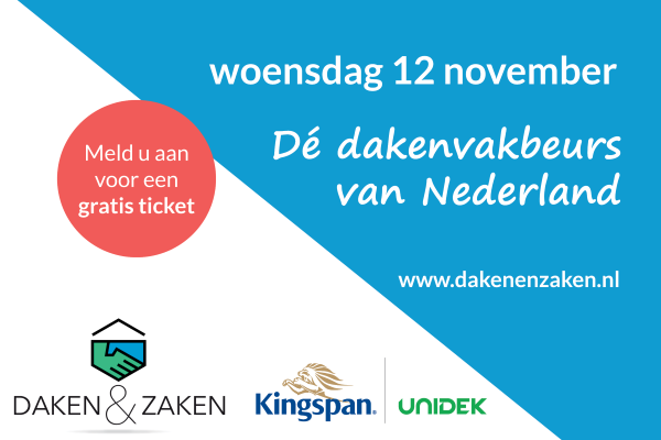 Kingspan Unidek aanwezig op Daken & Zaken 2025
